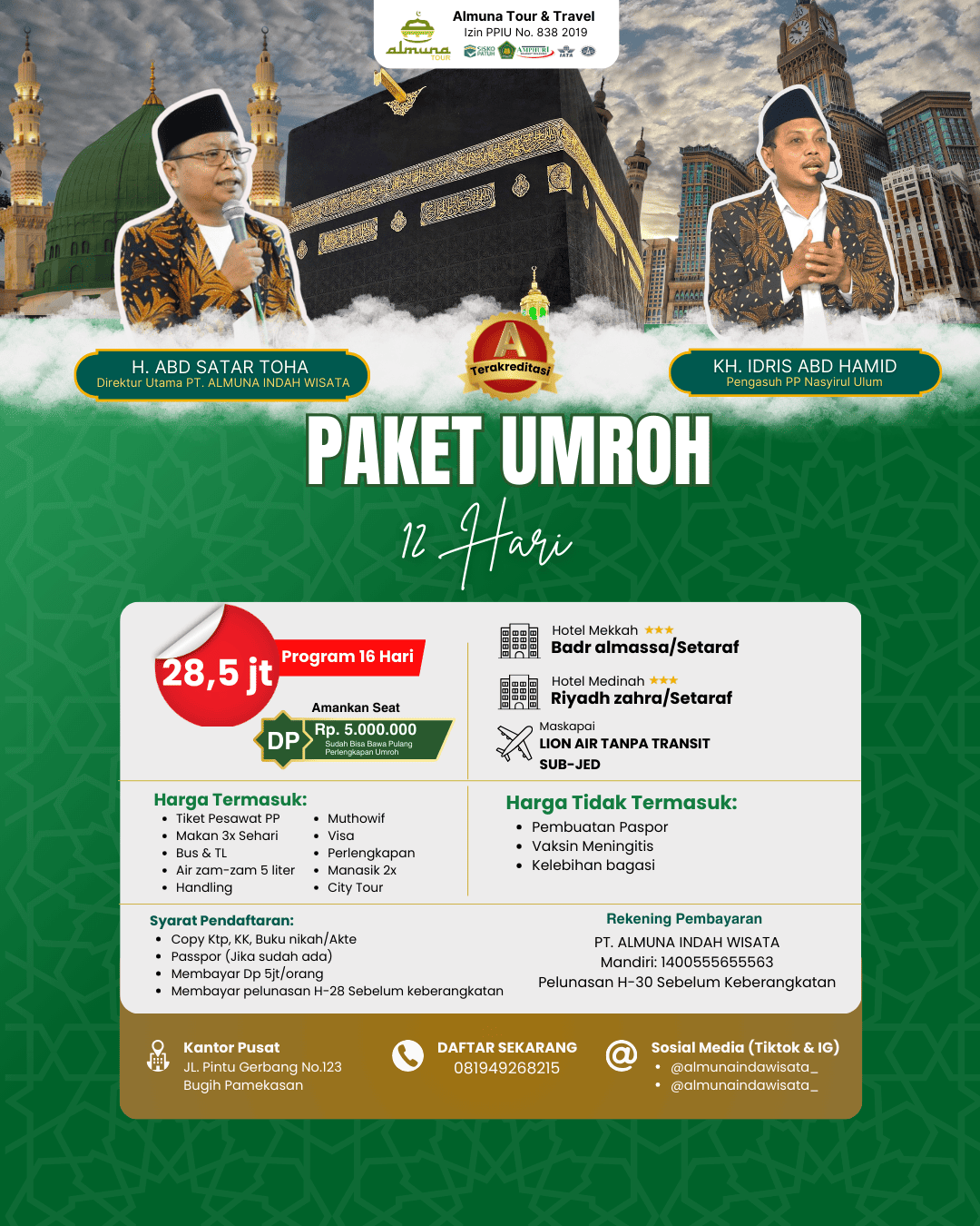 Paket Umroh 12 Hari